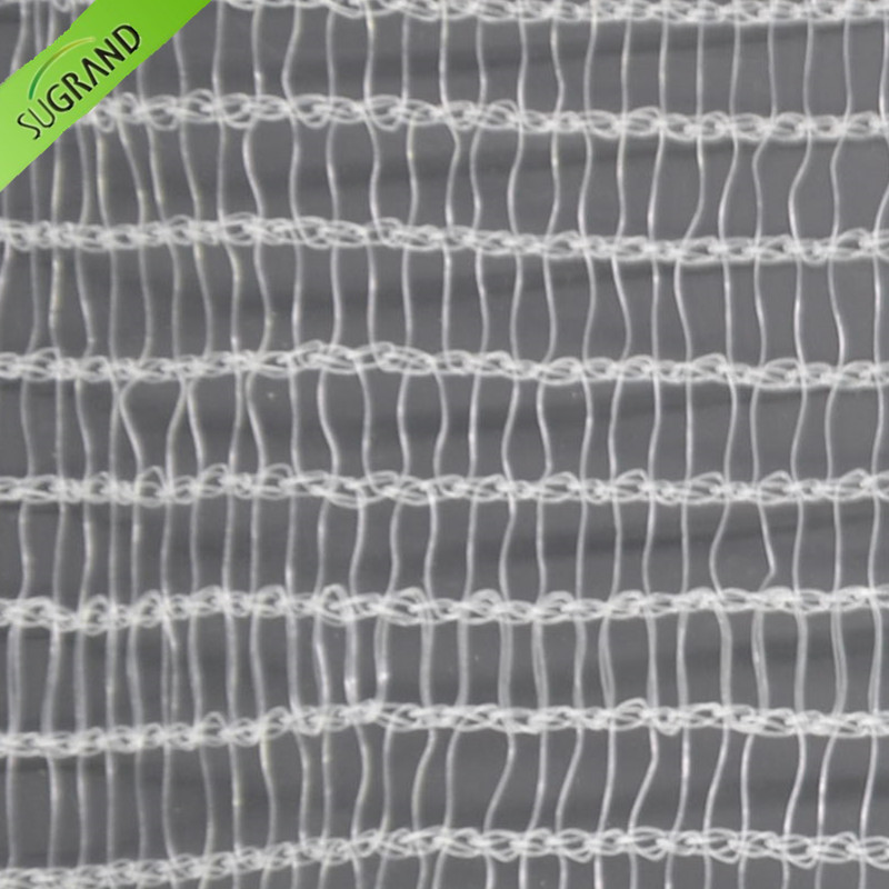 Rete antigrandine trasparente in maglia HDPE