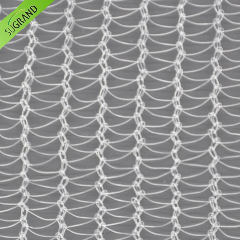 La rete antigrandine trasparente 40GSM protegge le piante