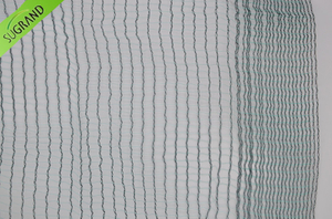 Rete antigrandine HDPE 31gsm verde/nera