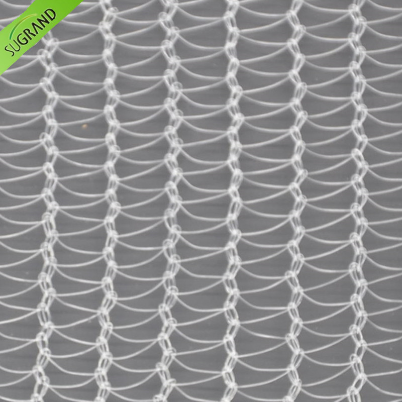 La rete antigrandine trasparente 40GSM protegge le piante