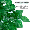 Pannelli di erba artificiale in plastica per la privacy da giardino all'aperto 