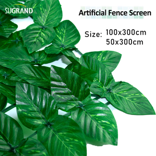 Pannelli di erba artificiale in plastica per la privacy da giardino all'aperto 