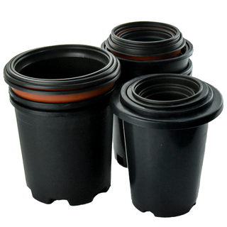 Vassoio per le piante da vivaio per piante di colore nero durevole per il trapianto