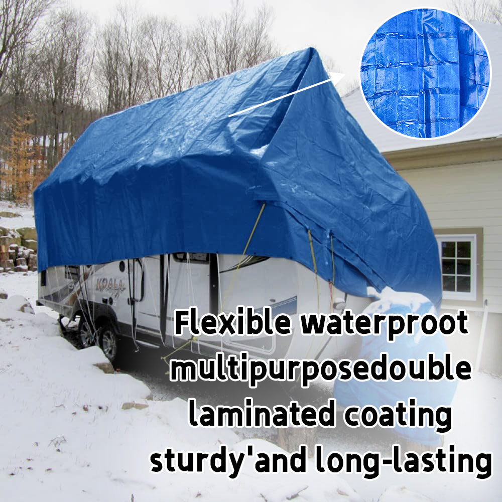 Tarpaulin PE per esterni pesanti Foglio verde impermeabile con occhielli rinforzati