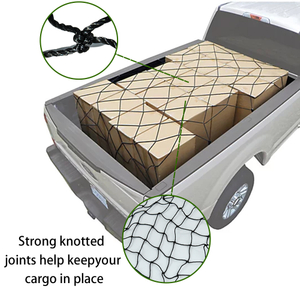 HDPE Black Black Knoted Sports Court Fence Net Football Practing.