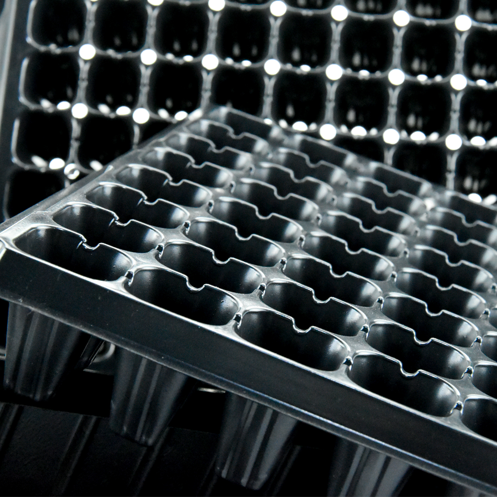 200 buche cellule vassoio idroponico che inizia a coltivare microgreens vassoi di piantine