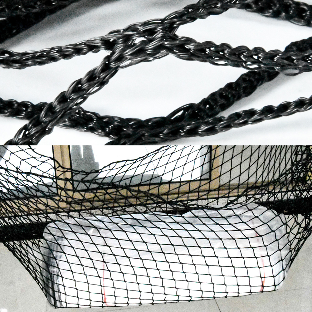 Nylon HDPE PP Nettoni senza nodo Baseball Nhotless Cargo Net