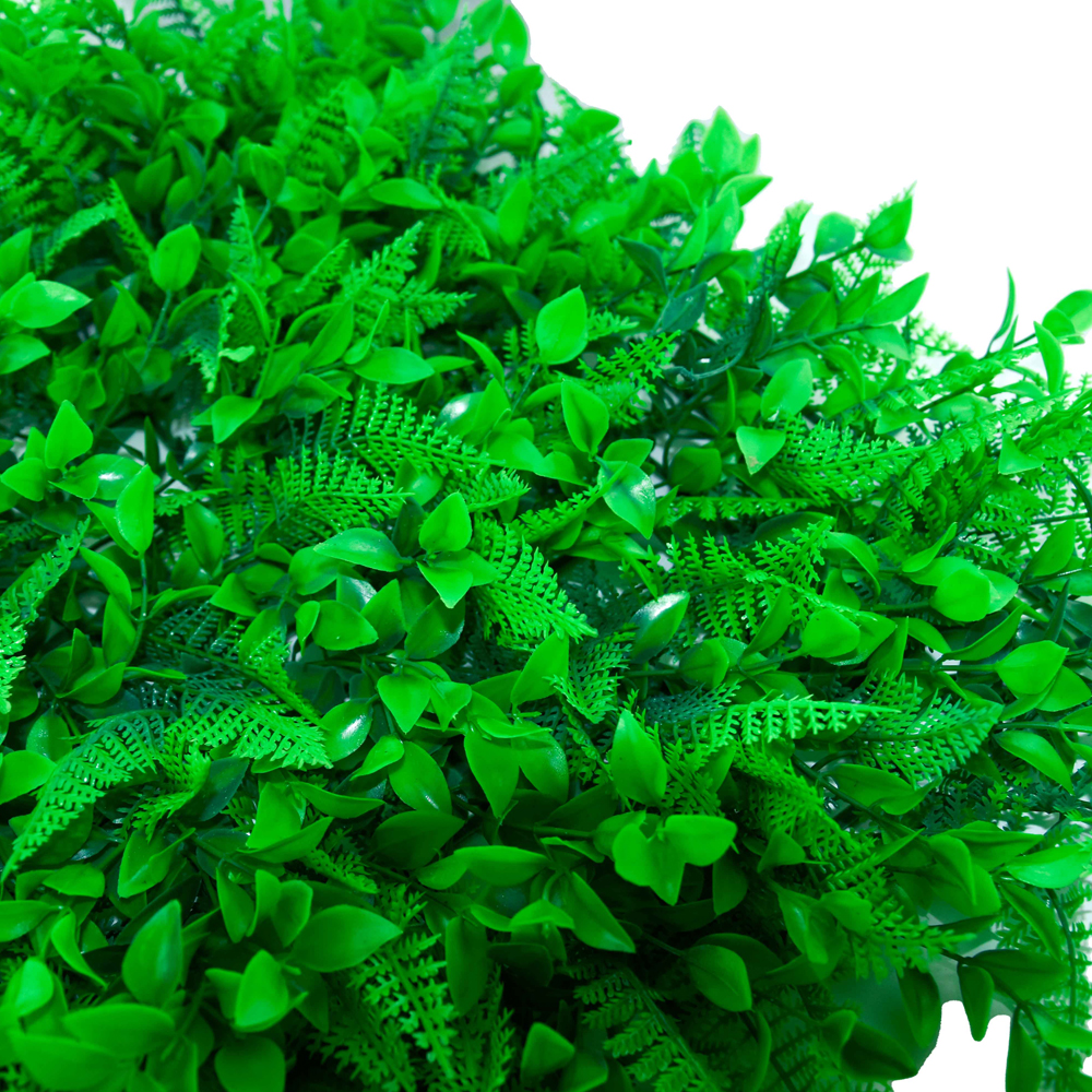  Giardino esterno UV protetto da parete in erba verde in finta plastica
