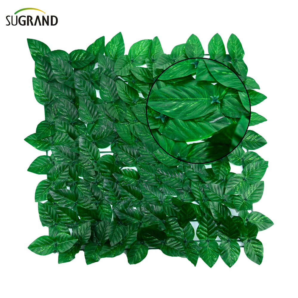 Pannelli di erba artificiale in plastica per la privacy da giardino all'aperto 