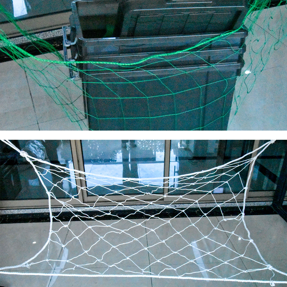 HDPE Black Black Knoted Sports Court Fence Net Football Practing.