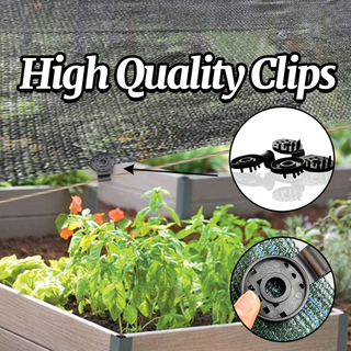 Clip di rete di plastica Sun Shade per Greenhouse Ganzone Clip Nero Net Net