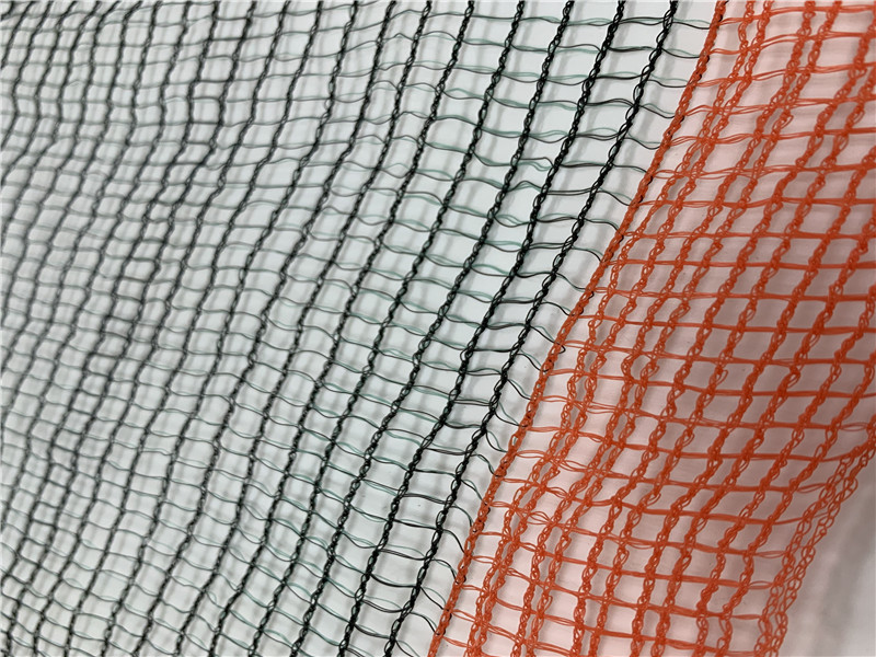 Rete verde oliva Francia 55GSM nera e verde con bordo rinforzato rosso