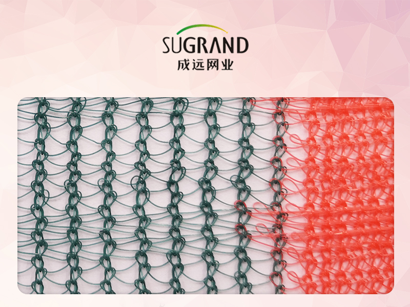 Rete per la raccolta delle olive verdi a triangolo del frutteto