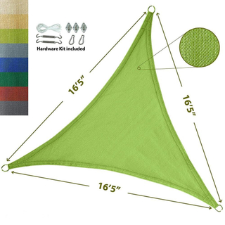 New Virgin Hdpe Anti UV Sun Shade Sail Tungle da sole a vela