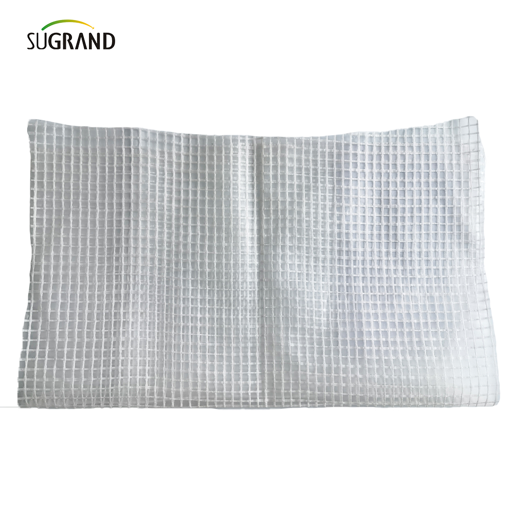 600 g di calibro trasparente 2*45m/3*45m Foglio di impalcature bianche ritardata.