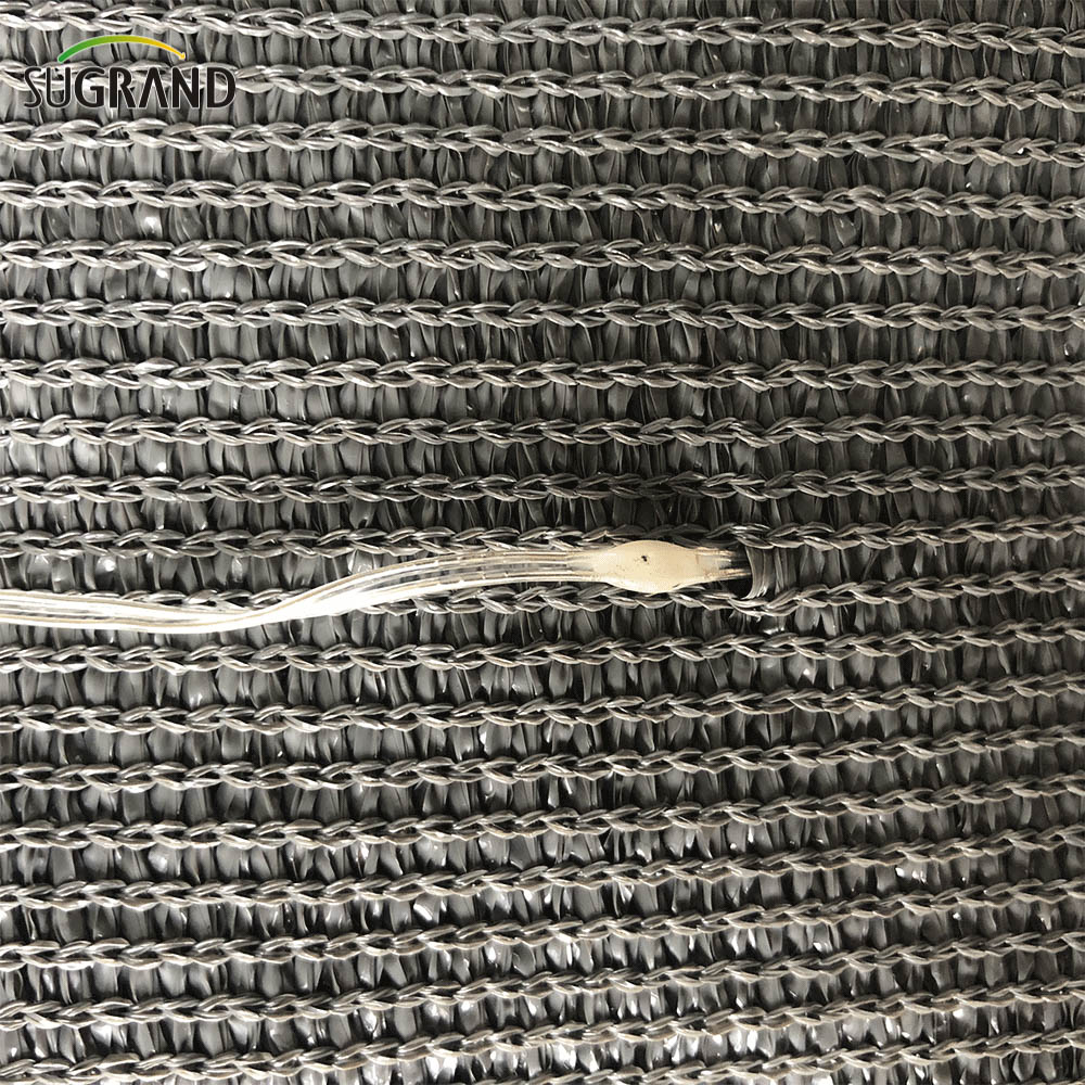 HDPE Outdoor Sun Shade Sails Balcony Shade Vason con lampada 