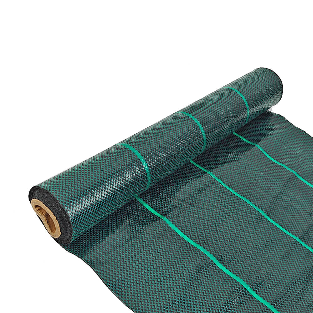 Fabbrica di tessuti per paesaggi di copertura del terreno verde scuro