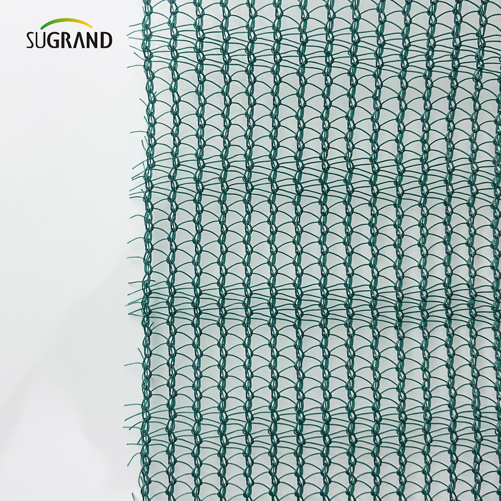 Orchard Fruit Tree Mono Triangle 90GSM Rete verde oliva e arancione 