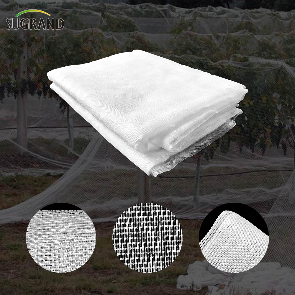 100% Virgin HDPE Plastic 132gsm White Anti Insect Net