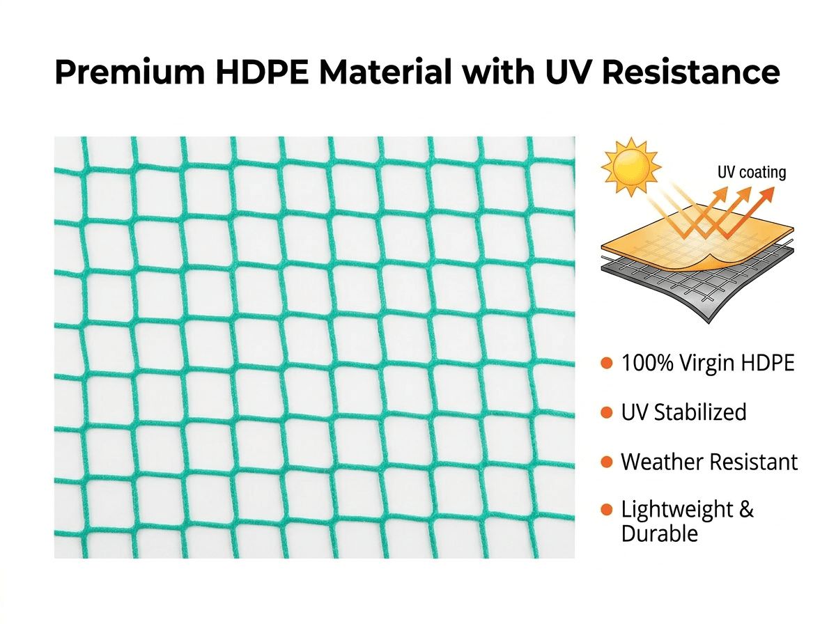 rete di sicurezza per ponteggi