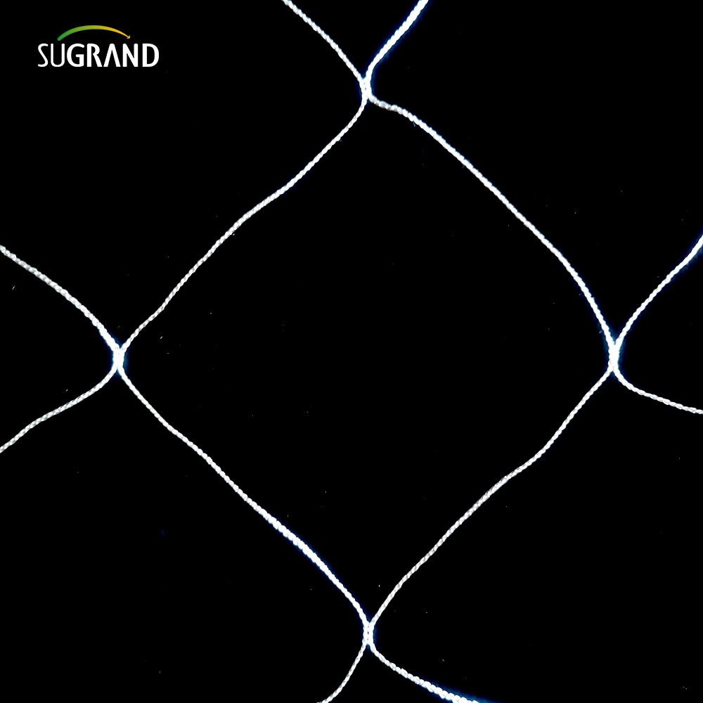 Supporto per piante di nylon bianco all'ingrosso Trellis reti da 5x15 piedi da 6 'mesh per l'arrampicata