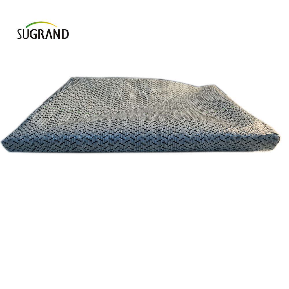 PP+UV 100G, 130G 1M/1,8 m/5,2m*100m Fornitore di copertura del terreno bianco nero