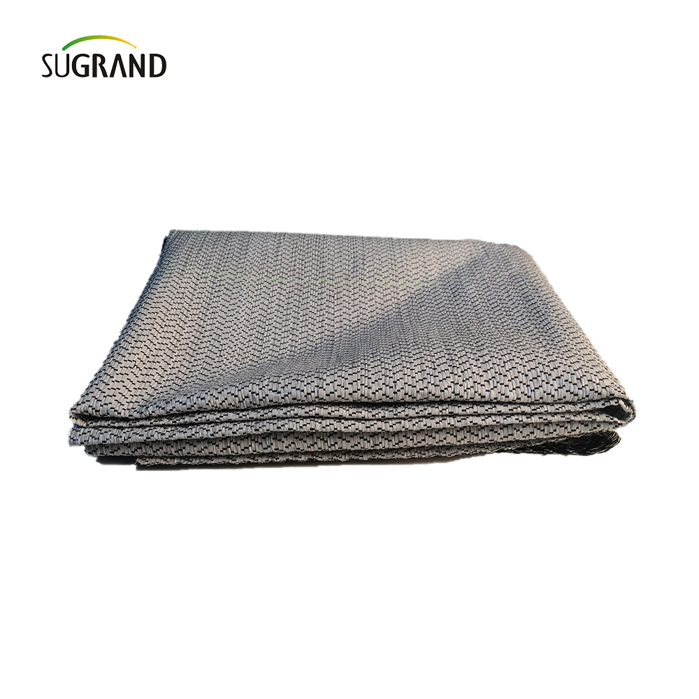 PP+UV 100G, 130G 1M/1,8 m/5,2m*100m Fornitore di copertura del terreno bianco nero