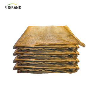 Rete paralume fettuccia tre aghi verde limone