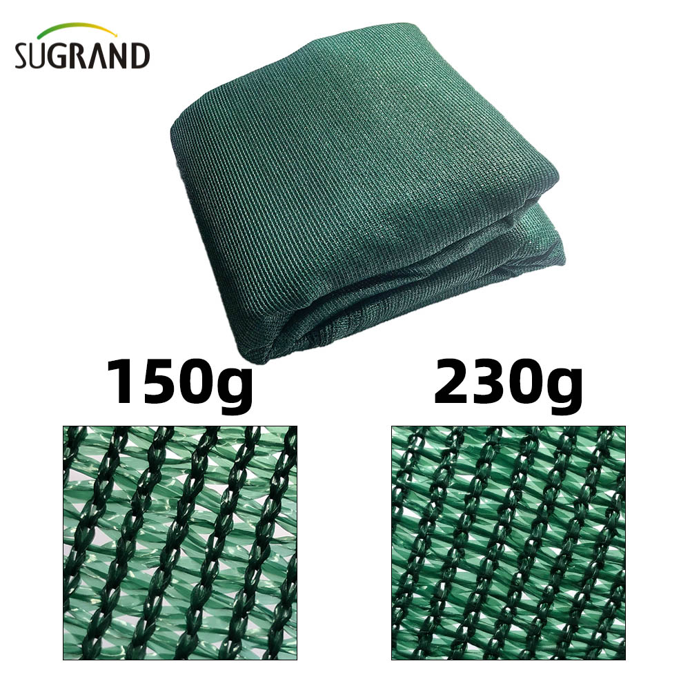 Sun Shade Net Factory Outlet HDPE con Resistente UV Green Sun Shade Net