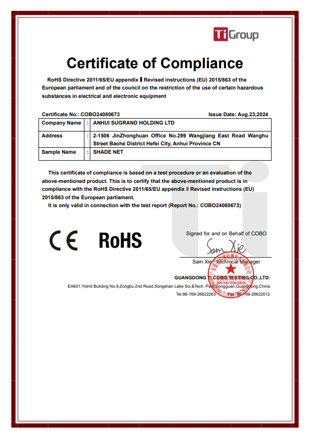  SUGRAND Certificazioni 