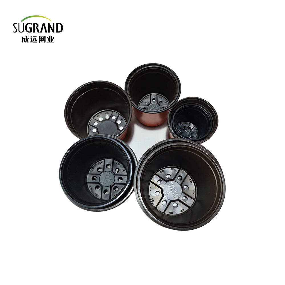 Pentole in plastica in plastica di plastica per piante da vivaio