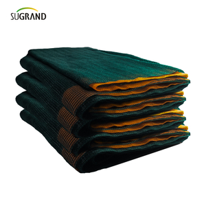 Orchard Fruit Tree Mono Triangle 90GSM Rete verde oliva e arancione 