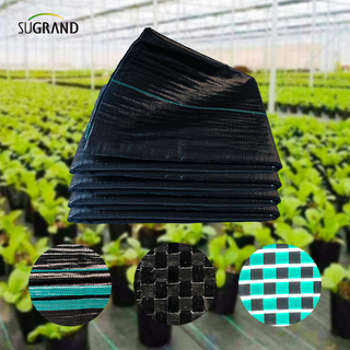 105 gsm Copertura a terra nera/tappetino con fori per i giardini