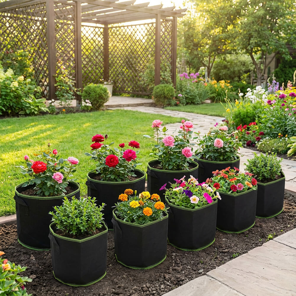 Sacchetti per coltivazione galloni in tessuto non tessuto all'ingrosso