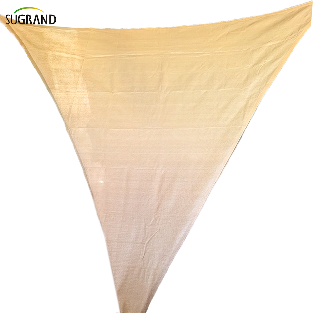 New Virgin Hdpe Anti UV Sun Shade Sail Tungle da sole a vela