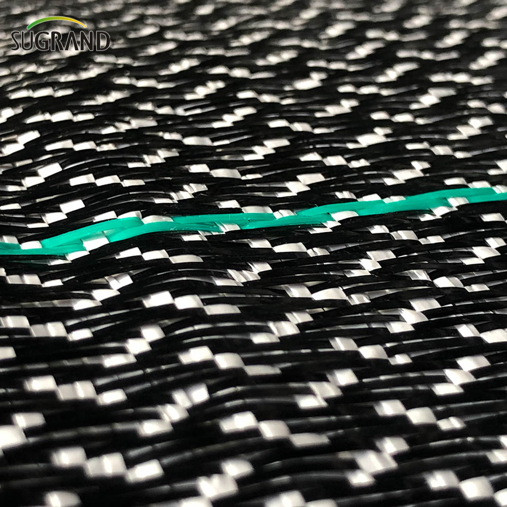 Copertura a terra in bianco e nero 0,7*100 m tappetini per erbacce per il mercato del Cile