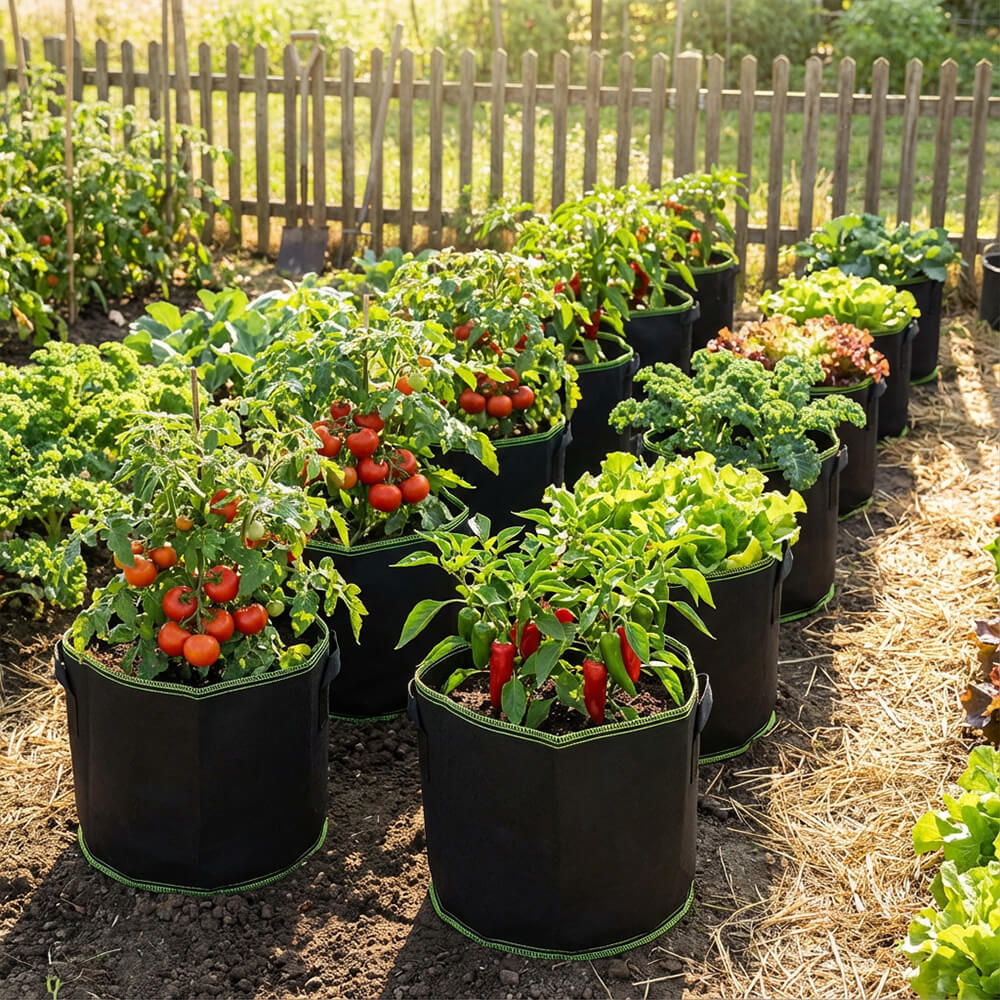 Sacchetti per coltivazione galloni in tessuto non tessuto all'ingrosso