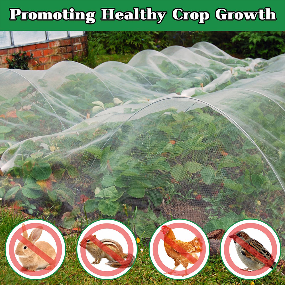 NETTING ANTISETTO HDPE 40 50 MESH trasparente bianco