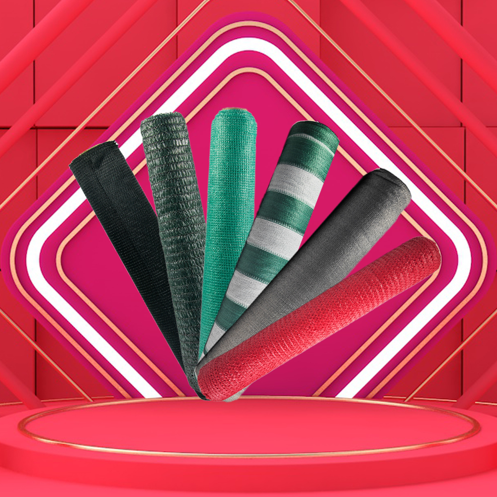 Fabbrica cinese Red HDPE Agriculture Shade Net for Garden