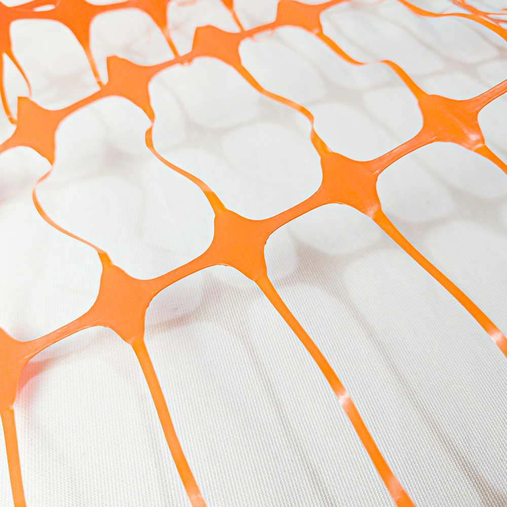 Refing arancione arancione da 1x50 m di recinzione in rete di plastica