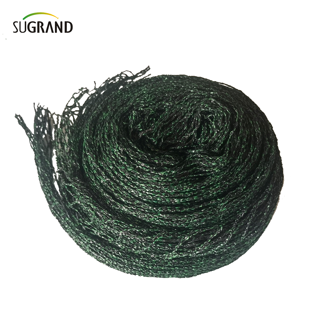 Repubblica ceca 100% HDPE+UV 25GSM 20*20mm Mesh 5*6/12M Agricoltura verde nero Cattura della nebbia di uccelli