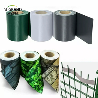 Tarpaulin Fabric Garden Privacy Fence Pvc Strip Schermo Tarpaulin Fence