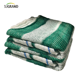 Vendita diretta in fabbrica 3 aghi a filo piatto bianco e verde mesh balcone