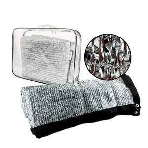 UV Silver in tessuto in alluminio in alluminio tessuto in rete da sole rete per auto