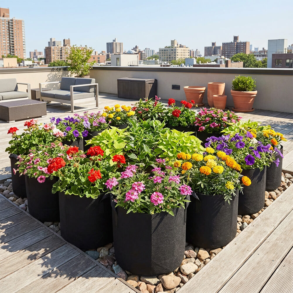 Sacchetti per coltivazione galloni in tessuto non tessuto all'ingrosso