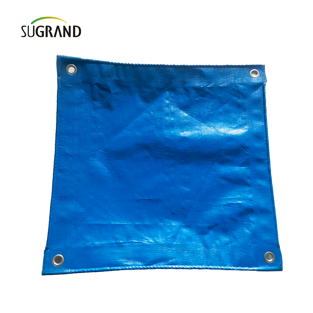 UV arancione e blu Proteggi in plastica PE Tarpaulin Agricoltura Produttori di coperture industriali