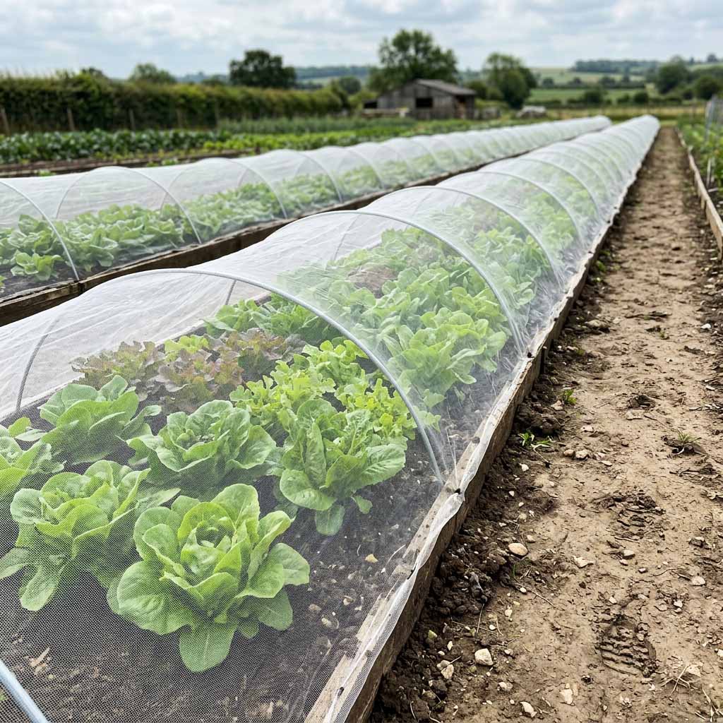 Rete anti insetti in HDPE da 50 maglie per l'agricoltura